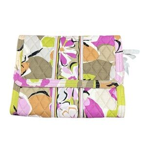 Vera Bradley portobello jewelry trifold travel organizer Floral Quilted Bag
